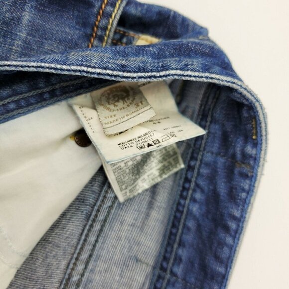 Diesel Larkee Relaxed Comfort Straight Denim Jeans Button Fly 31x30 Actual 32x27 - Picture 8 of 12
